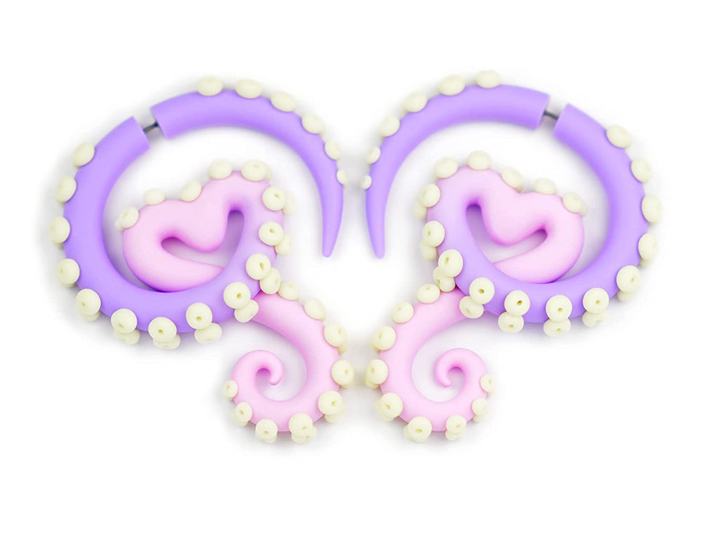 Pastell Goth Ohrringe Glow In The Dark Tentakel Messgeräte Yami Kawaii