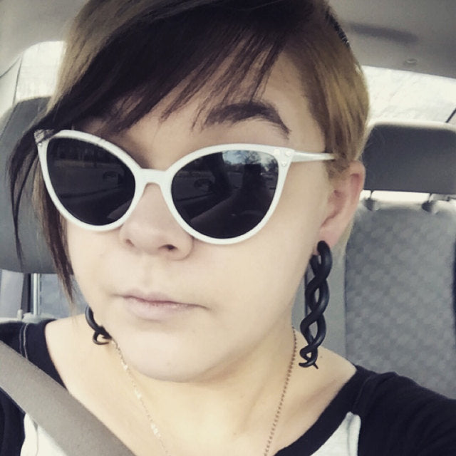 Gedrehte Ohrringe Fake Twisted Gauges Spiralohrringe Fake Plugs Ohrkegel