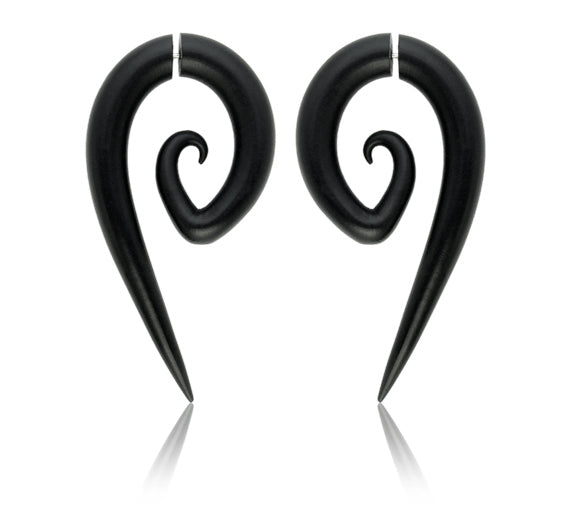 fake fish hook gauges Hei Matau Fish Hook Earrings Matau Fishhook Fake Gauge Earrings – TANIA CHERNOVA