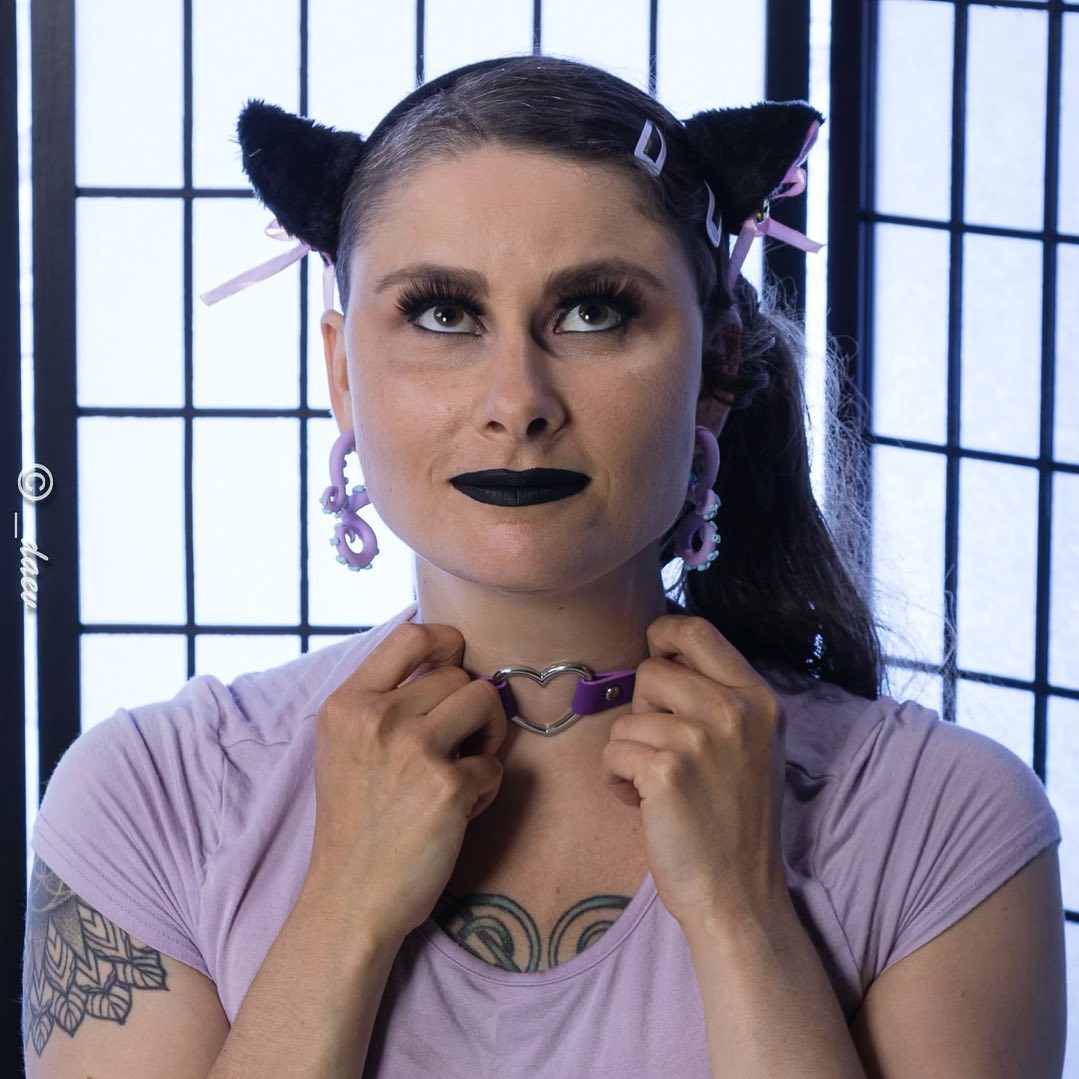 Süße Tentakelohrringe im Lolita-Modestil Yami Kawaii Pastel Goth