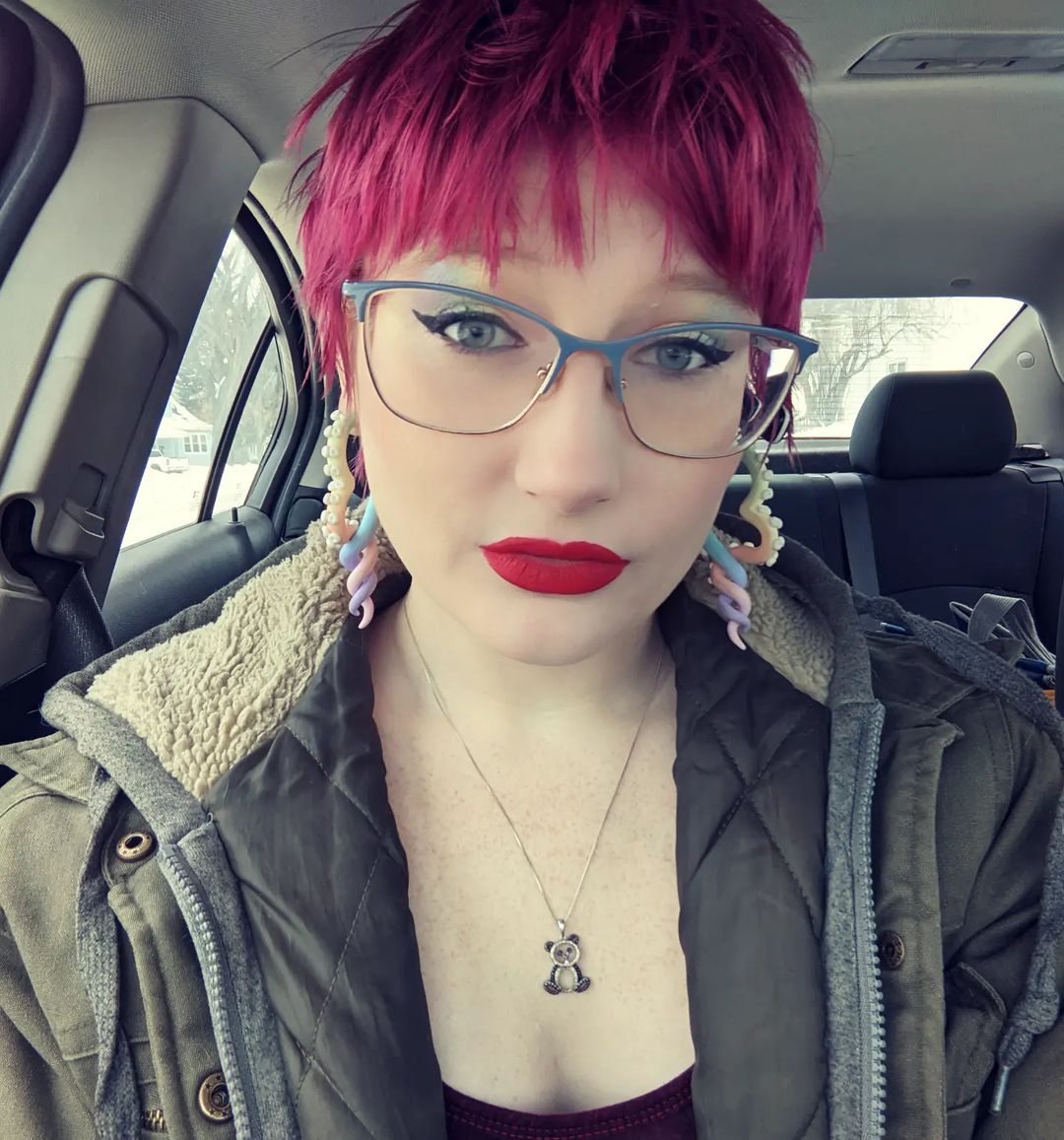 Regenbogen Yami Kawaii Pastell Goth Tentakel Ohrringe Süße Fee Kei Mode