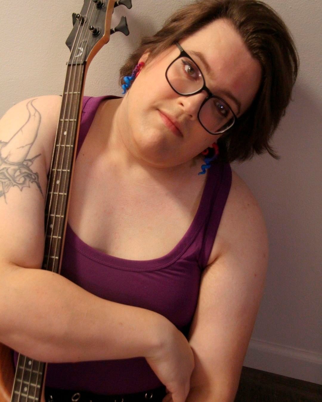 Bi-Ohrringe, bisexuelle Ohrringe, Bi-Pride-Schmuck, LGBT-Tentakel-Ohrringe, Ohrmessgeräte