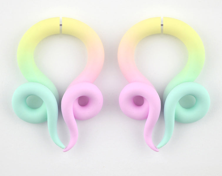Fairy Kei Pastel Goth Ohrringe Yami Kawaii Cosplay Fake Gauge Ohrringe