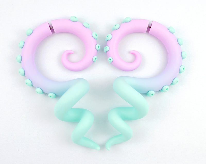 Fairy Kei Ohrringe Yami Kawaii Tentakel Ohrringe Ohrmesser Pastell Goth