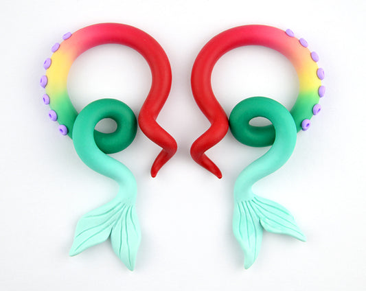 Mermaid earrings