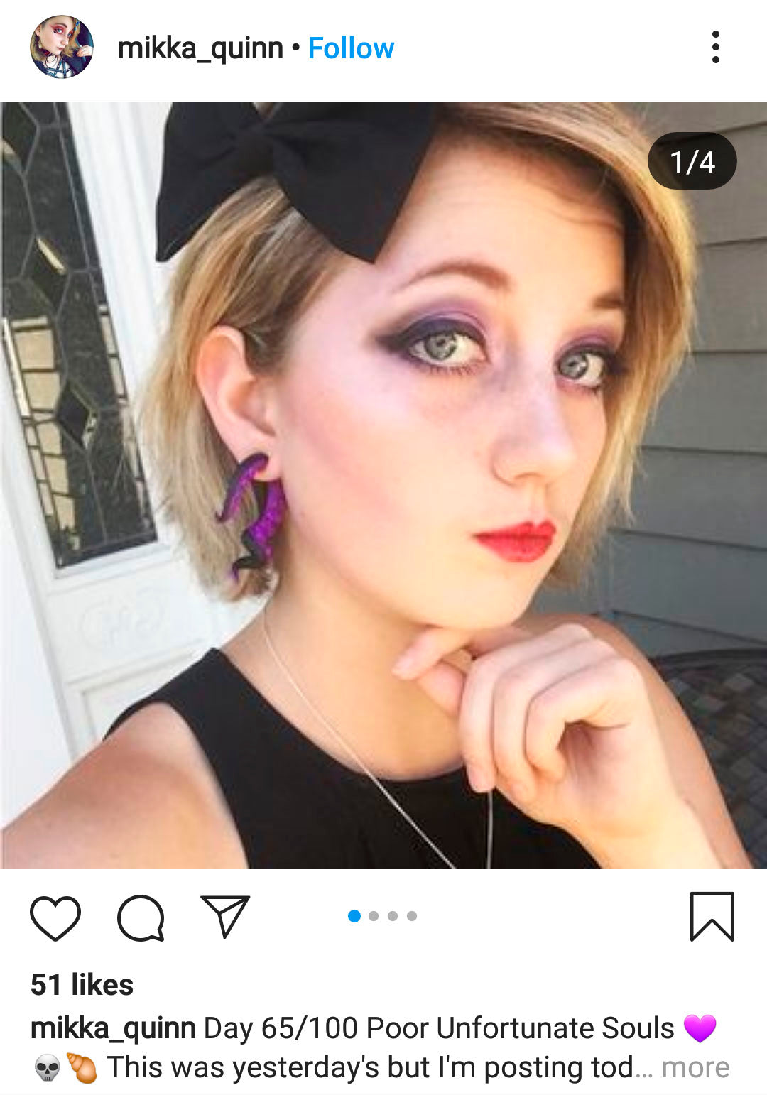 Ursula Ohrringe Die Meereshexe Tentakel Ohrringe Oktopus Ursula Cosplay