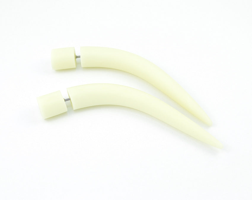 Glow In The Dark Ohrringe Gruseliger Schmuck Party Tusk Ohrringe Talon Ohrringe Fake Gauge Ohrringe