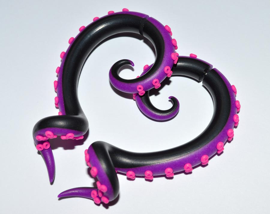 Halloween Ursula Kostüm Oktopus Tentakel Ohrringe Ursula Cosplay