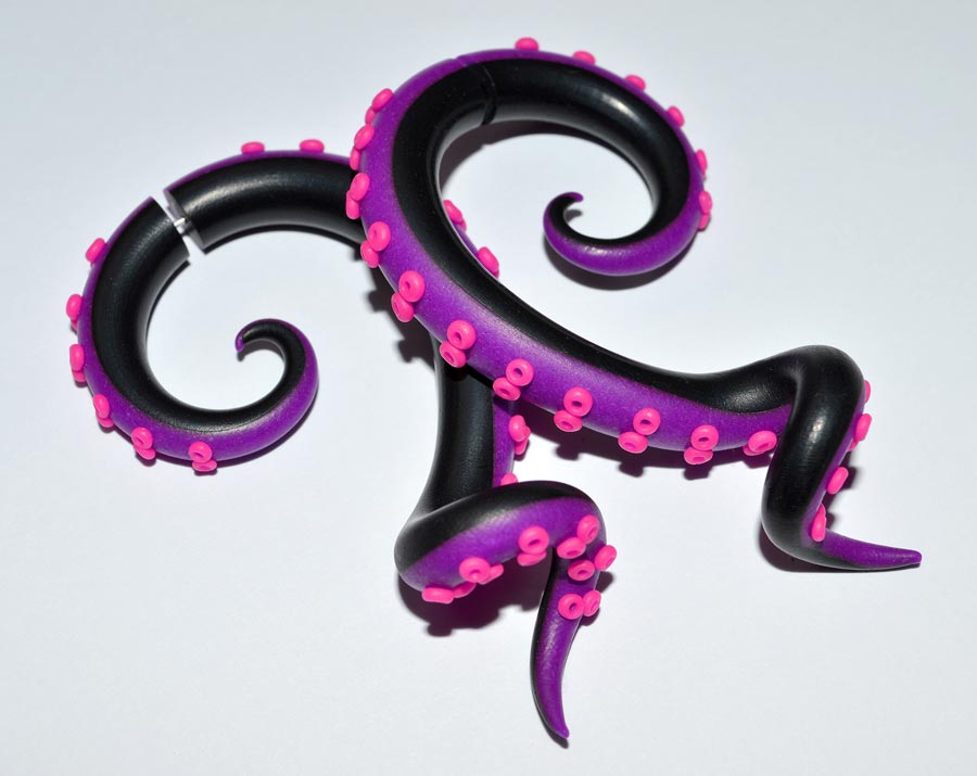 Halloween Ursula Kostüm Oktopus Tentakel Ohrringe Ursula Cosplay