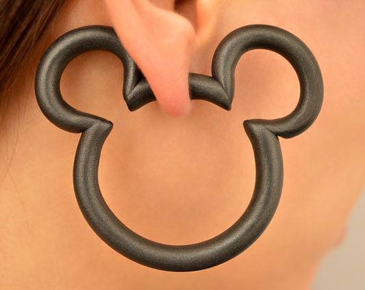 Mouse ears, mouse earrings by Tania Chernova.
