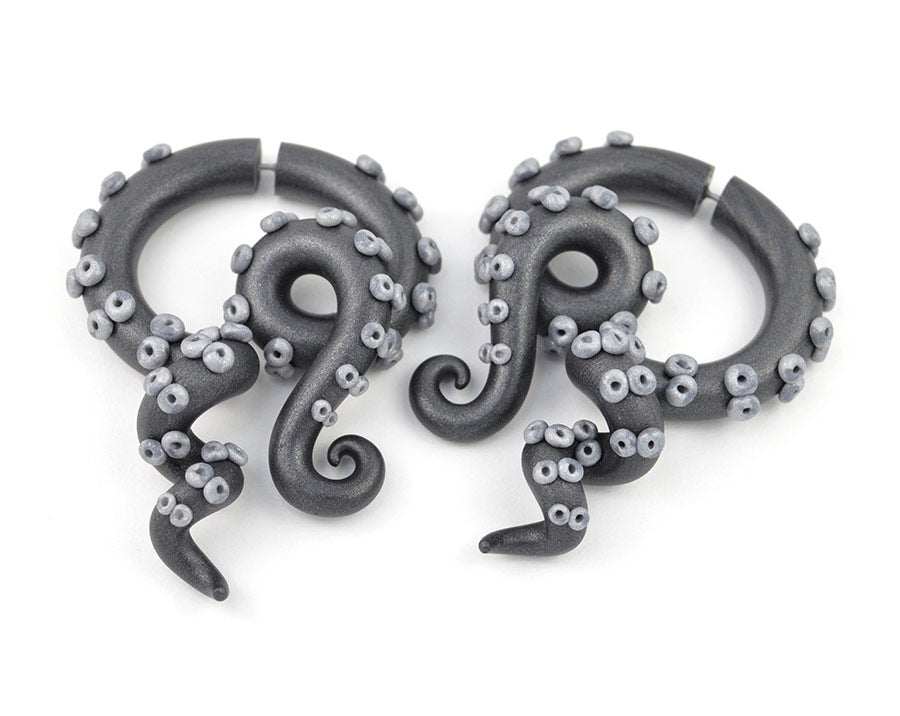 Steampunk Fashion Style Cosplay Tentakel Ohrringe Steampunk Goth Art