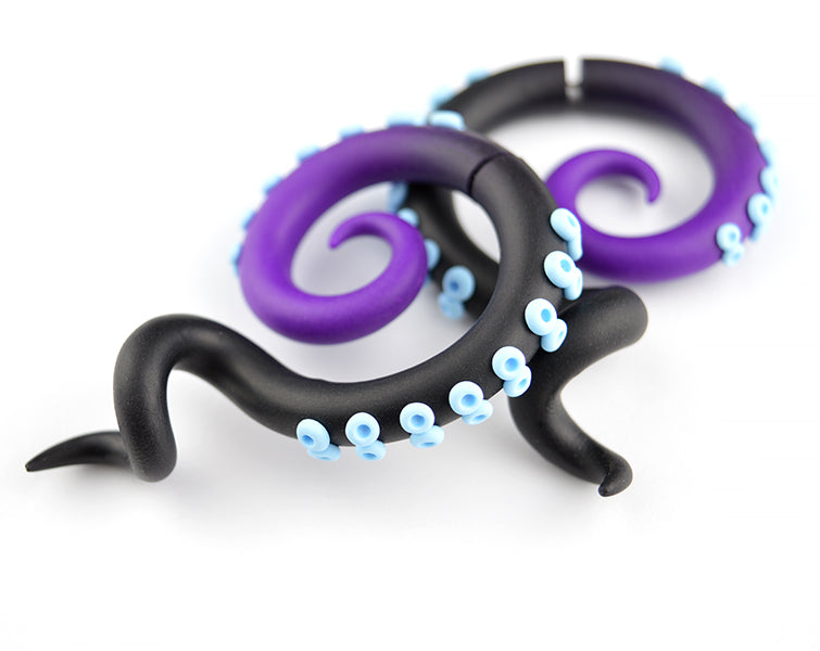 Boucles d'oreilles Ursula Little Mermaid Sea Witch Octopus Tentacule