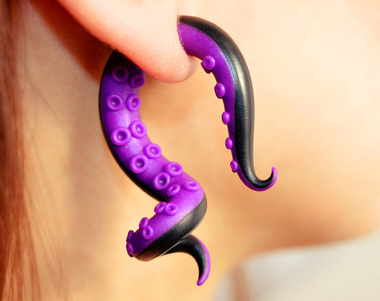 Ursula earrings the sea witch tentacle earrings by Tania Chernova.