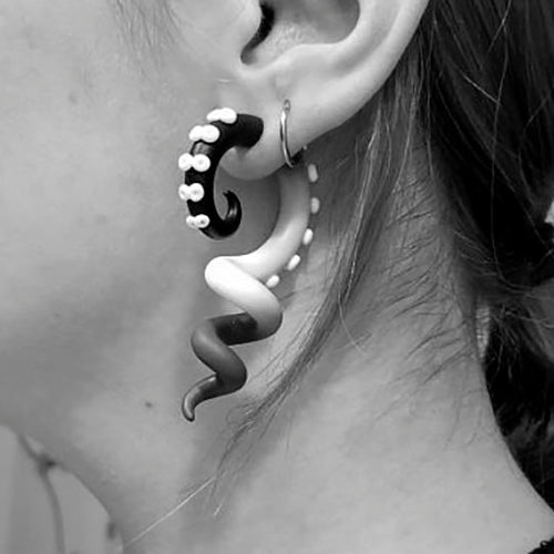 Lesbian Earrings LGBT Lesbian Jewelry Lesbian Love Tentacle Earrings