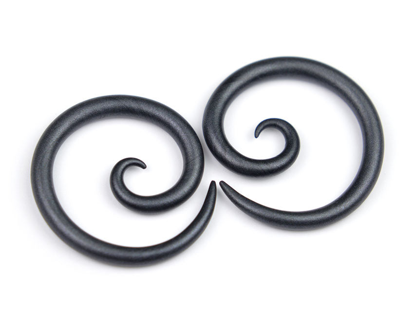 Spiral Gauges or Spiral Earrings Handmade True Gauges and Fake Gauge Earrings