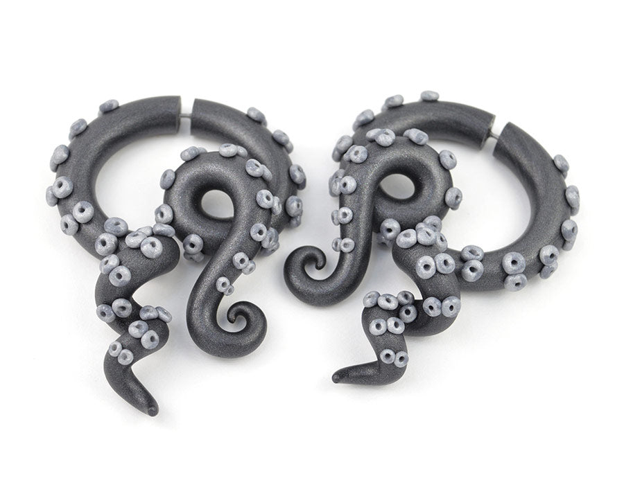 Steampunk Fashion Style Cosplay Boucles d'oreilles Tentacule Steampunk Goth Art